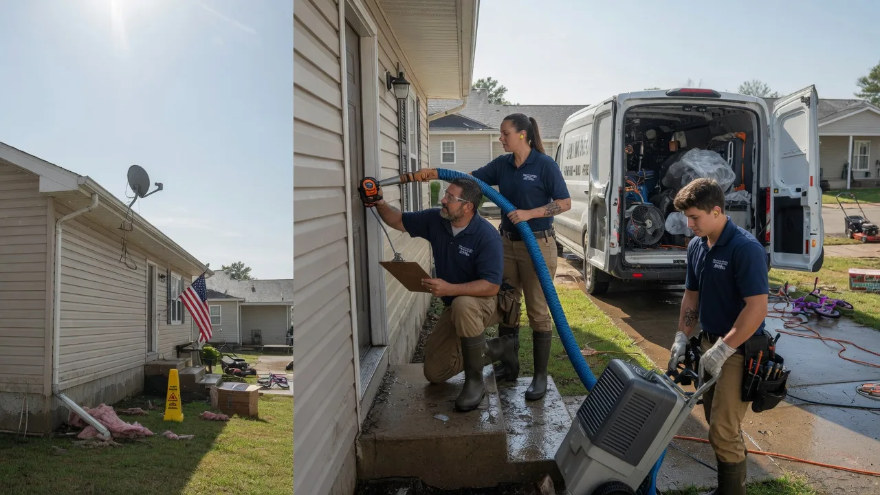 Ceiling Water Damage Restoration in Bennington, IN near me